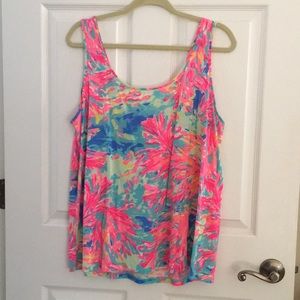 Lilly Pulitzer Pima cotton sleeveless shirt